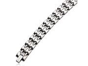 13mm Stainless Steel High Polished Link Bracelet 8.75 Inch