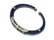 Stainless Steel Blue Pvc Hinged Cuff