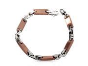 Stainless Steel Chocolate Link Bracelet