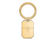 NBA Houston Rockets Key Chain in 18K Yellow Gold And Silver