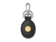 NBA Brooklyn Nets Leather Key Chain with 18K Gold And Silver
