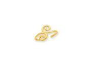 Swirl Toe Ring in 14K Yellow Gold