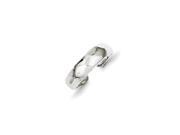 Polished Domed Sterling Silver Toe Ring