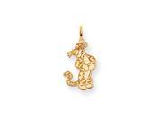 Disney s Tigger Charm in 14 Karat Gold 3 4 Inch