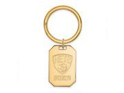 NBA Brooklyn Nets Key Chain in 18K Yellow Gold And Silver