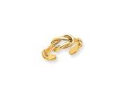 Love Knot Toe Ring in 14 Karat Gold