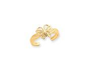 Butterfly Toe Ring in 14 Karat Gold