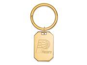 NBA Indiana Pacers Key Chain in 18K Yellow Gold And Silver