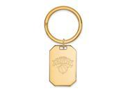 NBA New York Knicks Key Chain in 18K Yellow Gold And Silver