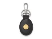 NBA Atlanta Hawks Leather Key Chain with 18K Gold And Silver