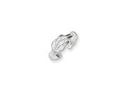 Love Knot Toe Ring in Sterling Silver