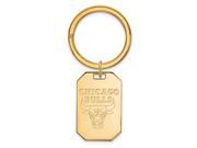 NBA Chicago Bulls Key Chain in 18K Yellow Gold And Silver