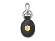 NBA Miami Heat Leather Key Chain with 18K Gold And Silver