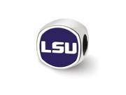 NCAA Sterling Silver Louisiana State University LSU LSU Bead Charm