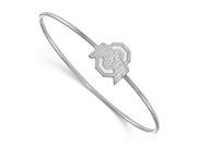NCAA Sterling Silver Ohio State University Bangle Slip on 7 inch