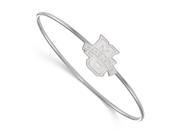 NCAA Sterling Silver Marquette University Bangle Slip on 7 inch