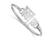NCAA Sterling Silver Wake Forest University Bangle 7 inch