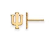 NCAA 14K Yellow Gold Indiana University XS Post Earrings