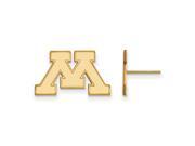 NCAA 14k Yellow Gold University of Minnesota Small Post Earrings NCAA 14k Yellow Gold University of Minnesota Small Post Earrings