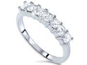 1 1 10ct Asscher Cut Diamond Wedding Anniversary Ring