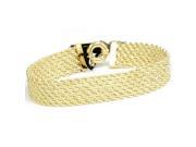 7.5 14 Karat Solid Yellow Gold 9.6 Grams Women s Bracelet