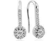 1 4ct Diamond Earrings White Gold