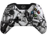 Custom Xbox One Controller with White Nightmare Shell
