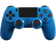 Custom PS4 Controller with Glossy Blue Shell