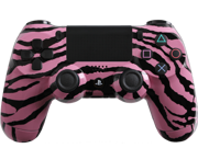 Custom PlayStation 4 Controller Special Edition Pink Zebra Controller