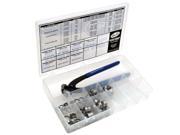 Motion Pro 70 Piece Stepless Clamp Fuel Line Fitting Kit With Pincher Tool