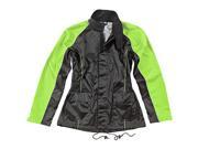 Joe Rocket RS 2 Womens 2 Piece Rain Suit Black Hi Viz SM