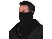 Zan Headgear Micro Fleece Face Mask with Mesh Mouth Black