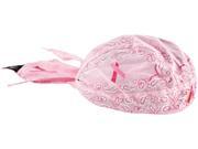 Zan Headgear Breast Cancer Awareness Headgear Flydanna Ribbon Paisley