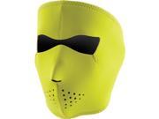 Zan Headgear Full Face Neoprene Mask Hi Vis Lime