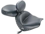 Mustang 2 Piece Wide Touring Seat W Driver BR Studded 79326