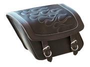 Saddlemen Highwayman Tattoo Saddlebags 15.5 L x 6 W x 9.5 H Silver