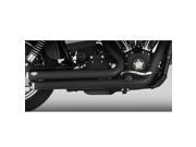 Vance Hines Big Shots Staggered Exhaust System Black Fits 86 11 Harley FXST Softail