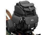 Saddlemen BR1800EX S Combination Backrest Seat Sissy Bar Bag Without Studs
