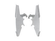 Memphis Shades Batwing Fairing Plate Only Mounting Kit Polished MEK1815