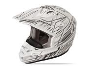 Fly Racing Kinetic Pro Speed Helmet White Black L 73 4930L