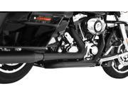 Khrome Werks 2 Into 2 Dual Header System Chrome with Black Shields American VTwin Black 200800 200800