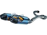 FMF Racing Factory 4.1 RCT Full Exhaust System Anodized Blue W Carbon Tip 041500