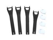 Moose Racing M1.2 Boots Replacement Strap Kit Black