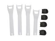 Moose Racing M1.2 Youth Boots Replacement Strap Kit White