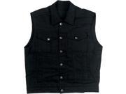 Biltwell Inc. Prime Cut Vest With Collar Black MD