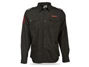 FLY Racing Button Up 2015 Mens Long Sleeve Shirt Black Red LG