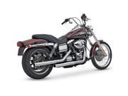 Vance Hines Straightshot Slip ons Fits 07 12 Harley FXSTC Softail Custom