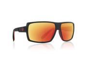 Dragon Double Dos Sunglasses Jet Red Ionized Lens