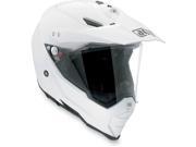 AGV AX 8 EVO Dual Sport MX Offroad Helmet Solid White LG