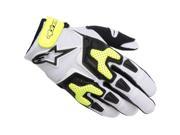 Alpinestars SMX 3 Air Gloves White Black Yellow 3XL
